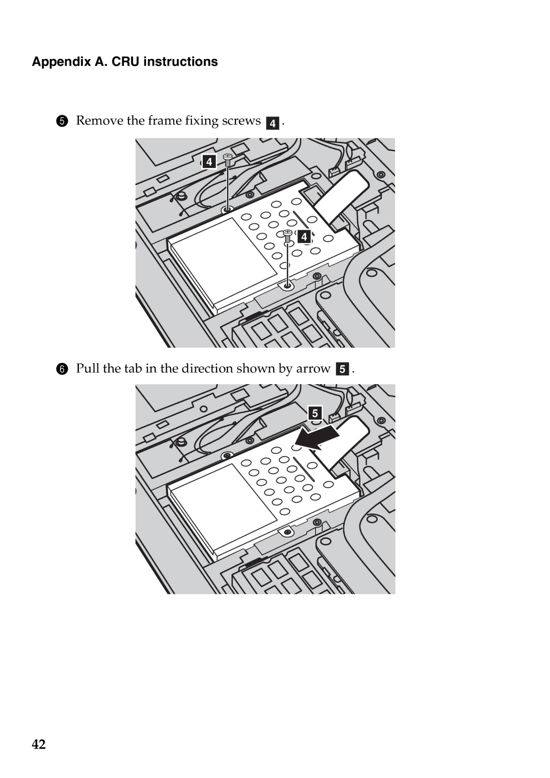 Lenovo Z460, Z565, Z560, Z465 manual Appendix A. CRU instructions 