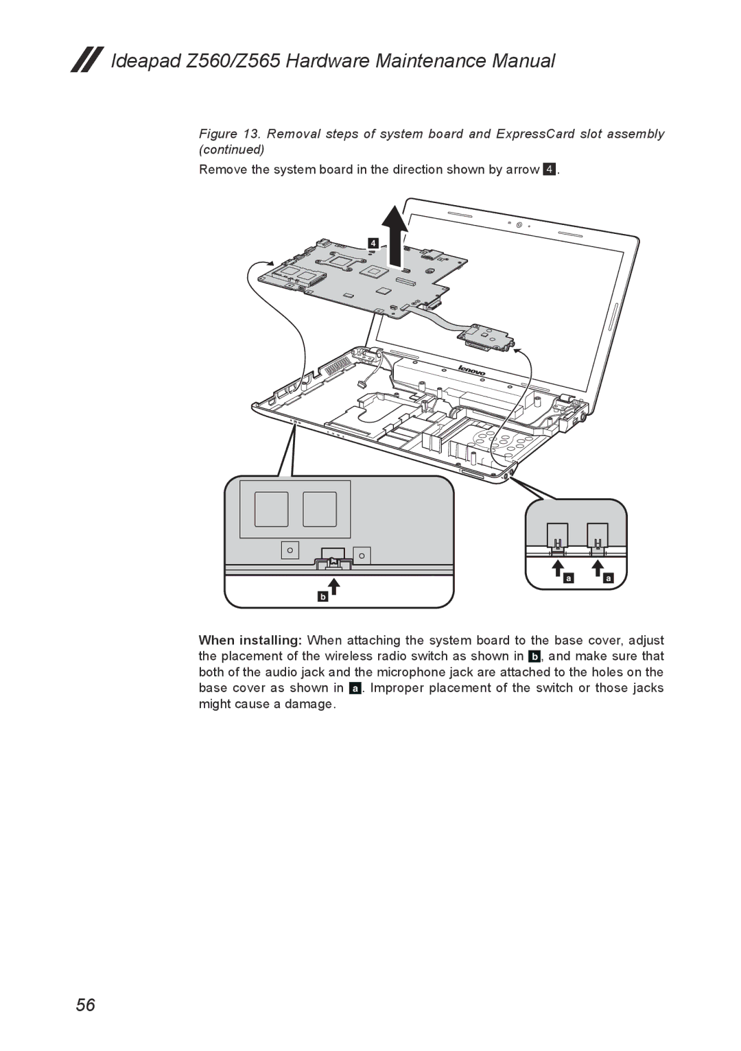 Lenovo manual Ideapad Z560/Z565 Hardware Maintenance Manual 