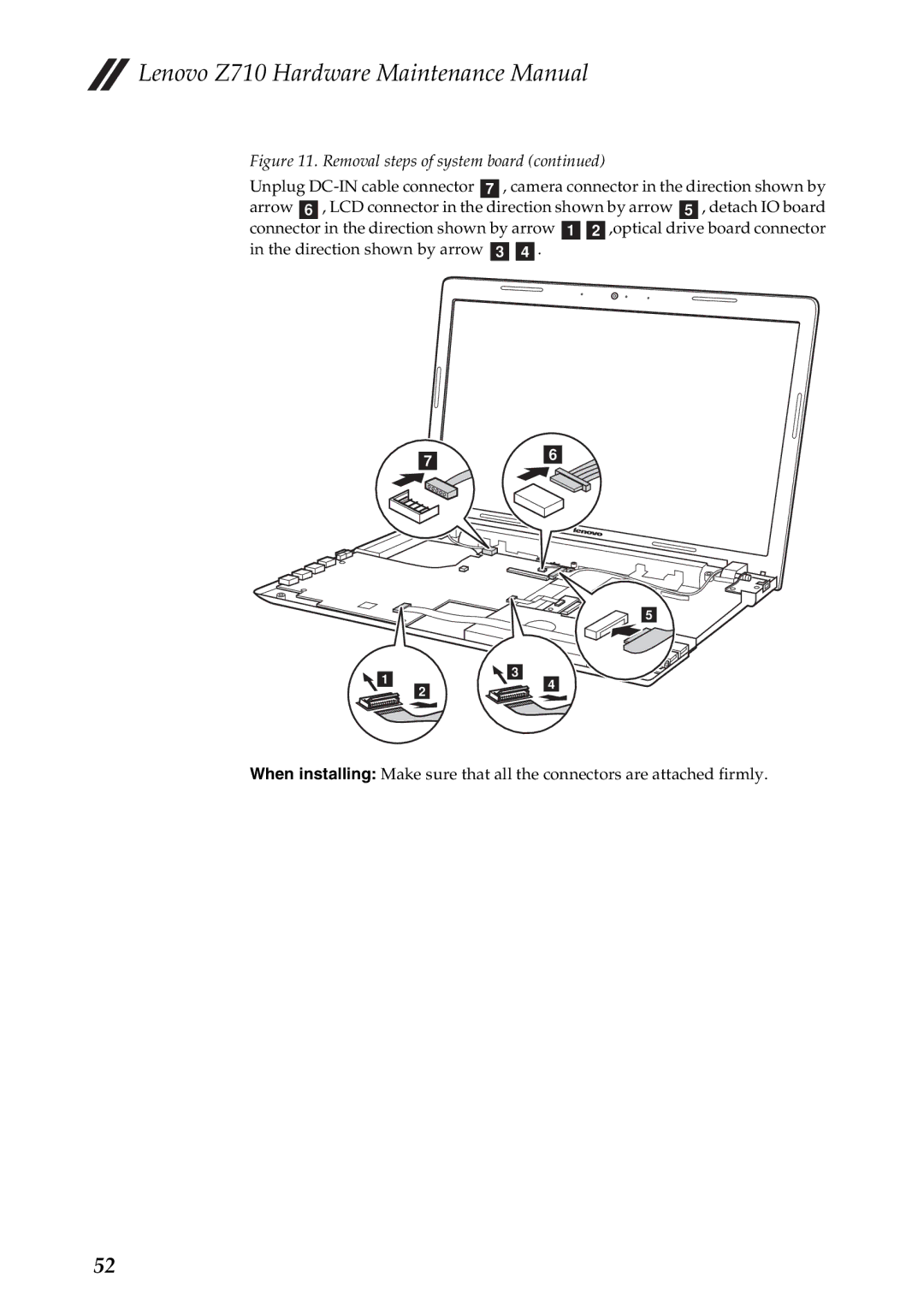 Lenovo manual Lenovo Z710 Hardware Maintenance Manual 