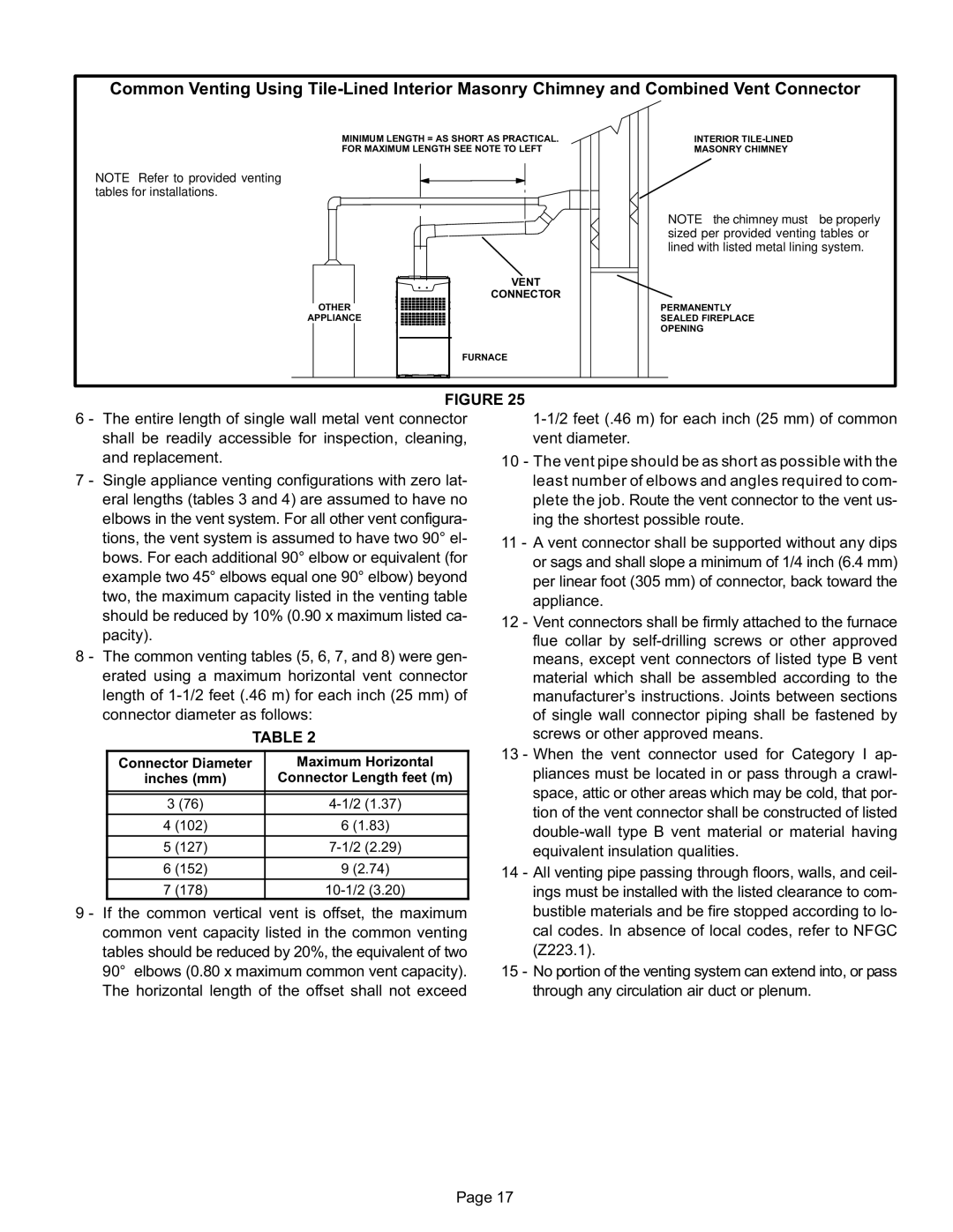 Lenox Lennox Merit Series Gas Furnace Upflow/Horizontal air discharge, ML180UHE installation instructions 1/2 