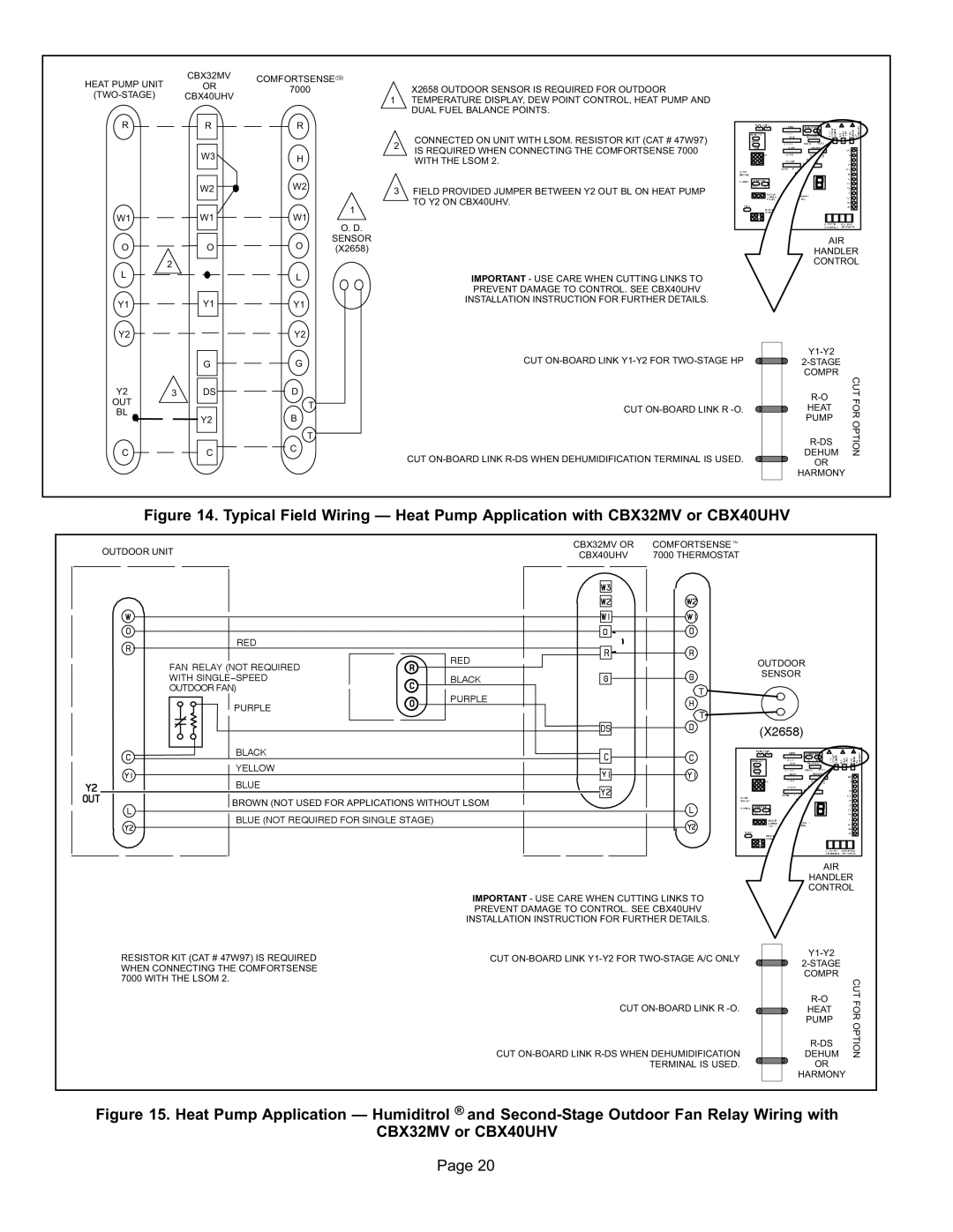 Lenox P506640-01, Elite Series XP16 Units Heat Pumps installation instructions Typical Field Wiring 