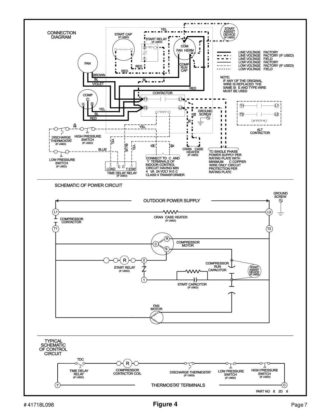 Lenoxx Electronics 41718L098 warranty Connection, Outdoor Power Supply 