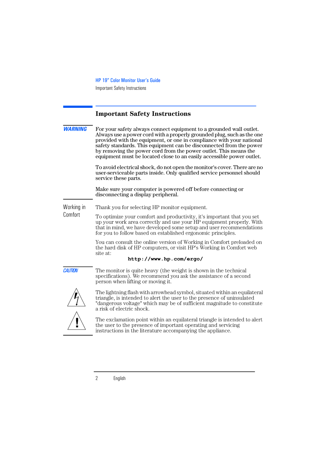 Leupold HP92, P4815 manual Important Safety Instructions 