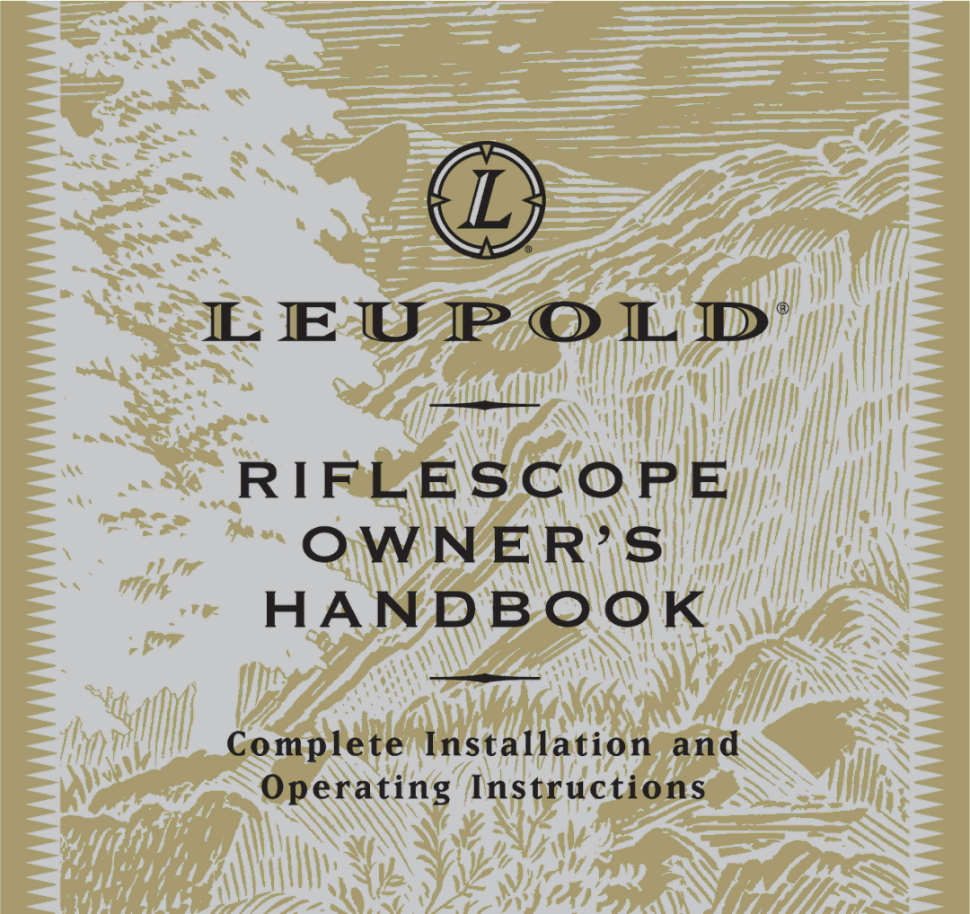 Leupold Hunting Equipment manual 