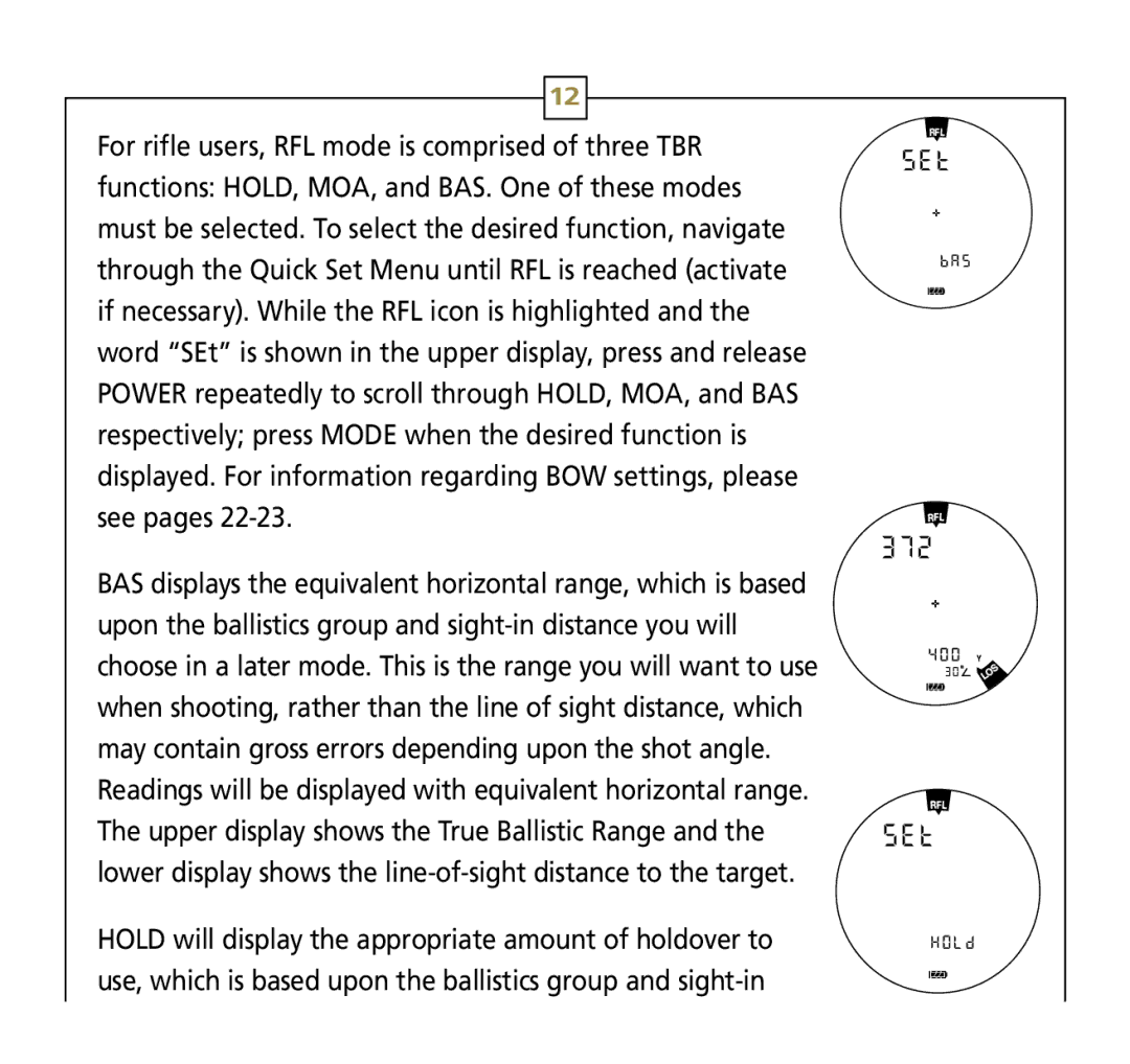 Leupold Rx-750, Rx-600 operation manual Rfl 