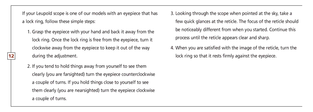 Leupold FXTM-I, VX-II, FX-ll, FX-I, FX-3, VX-3 owner manual 