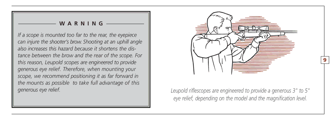 Leupold VX-II, FX-ll, FX-I, FX-3, FXTM-I, VX-3 owner manual R N I N G 