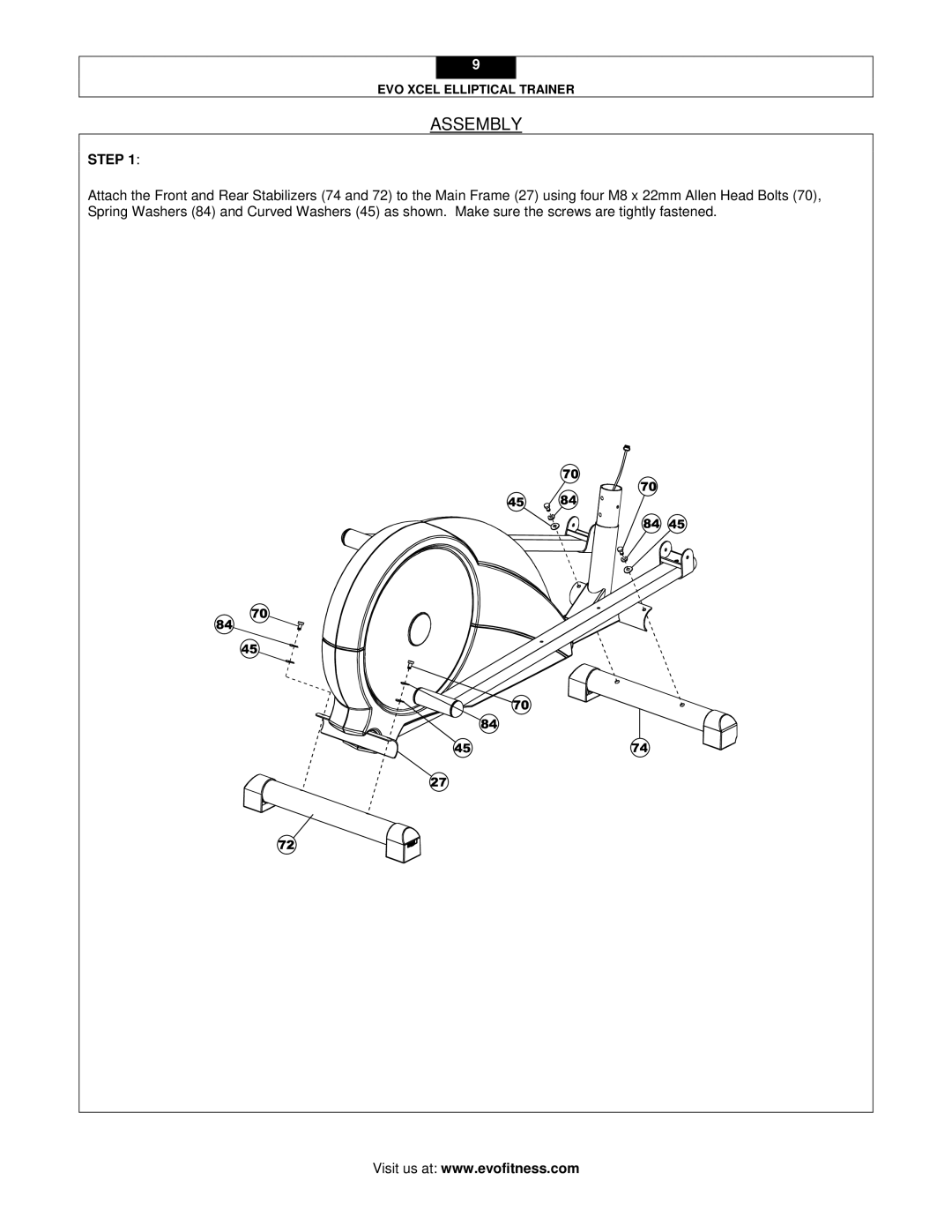 Leupold XCEL user manual Assembly, Step 