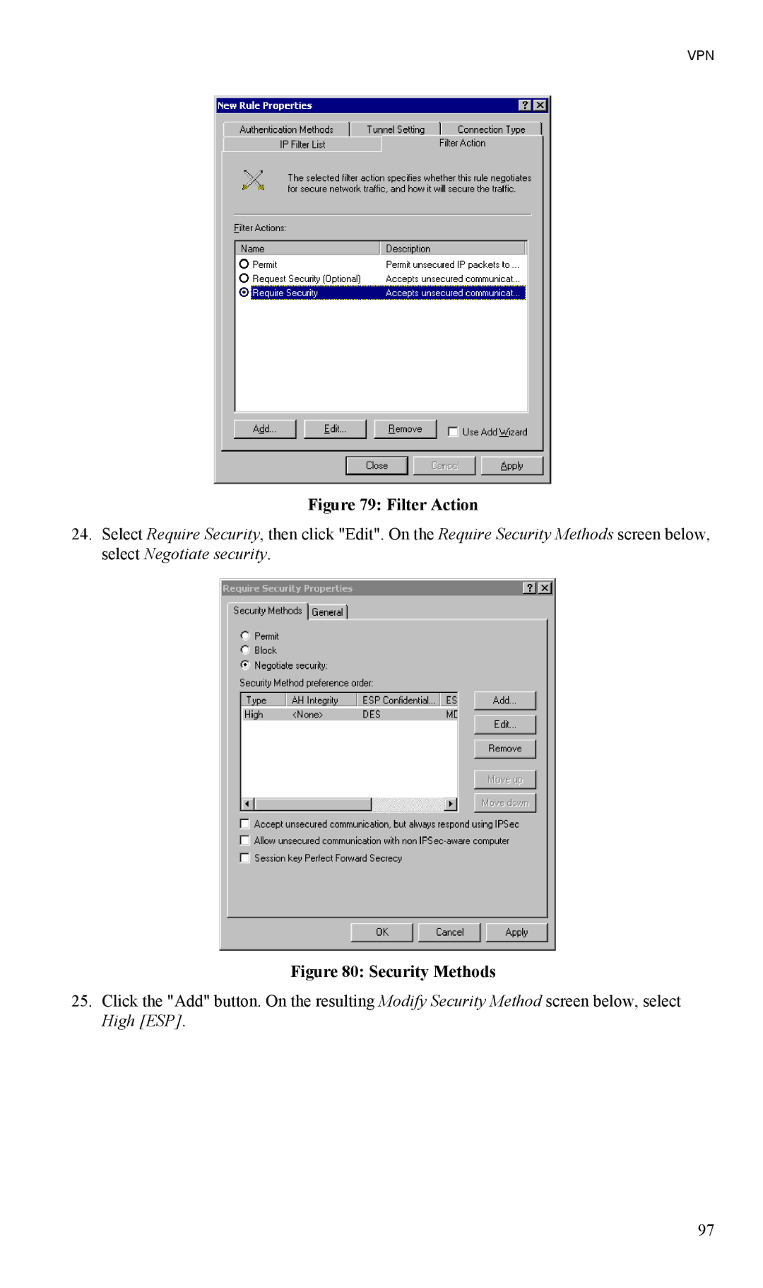 LevelOne FBR-1404TX user manual Filter Action 