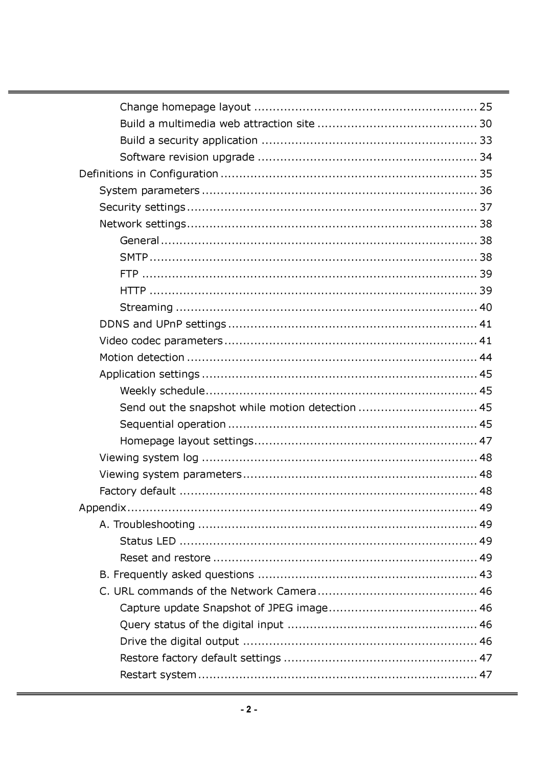 LevelOne FCS-1030 user manual Smtp FTP Http 