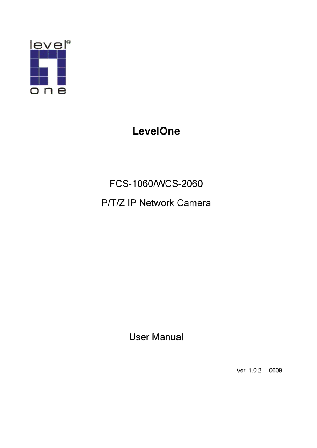 LevelOne WCS-2060, FCS-1060 user manual LevelOne 