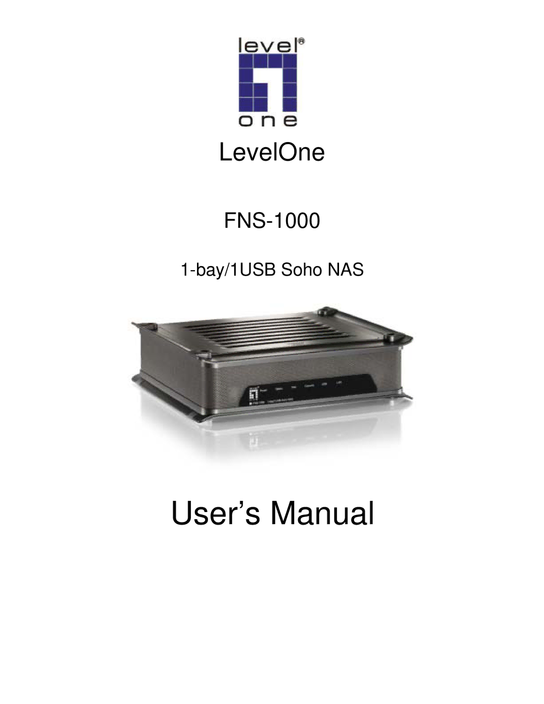 LevelOne FNS-1000 user manual User’s Manual 