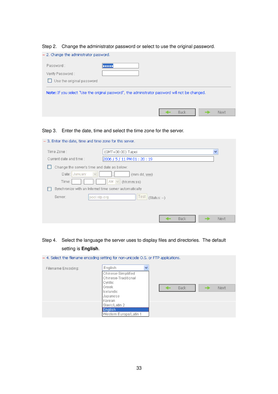 LevelOne FNS-5000B user manual 