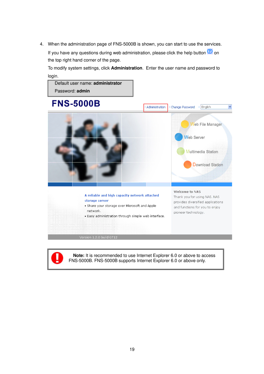 LevelOne FNS-5000B manual 