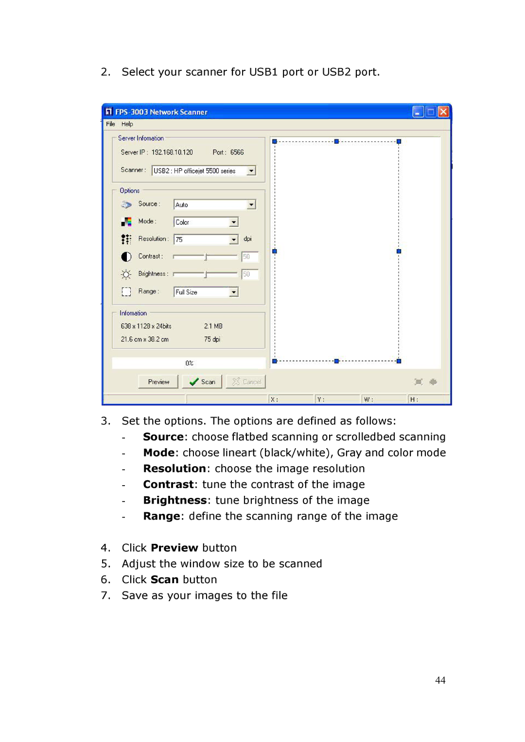 LevelOne FPS-3003 user manual 