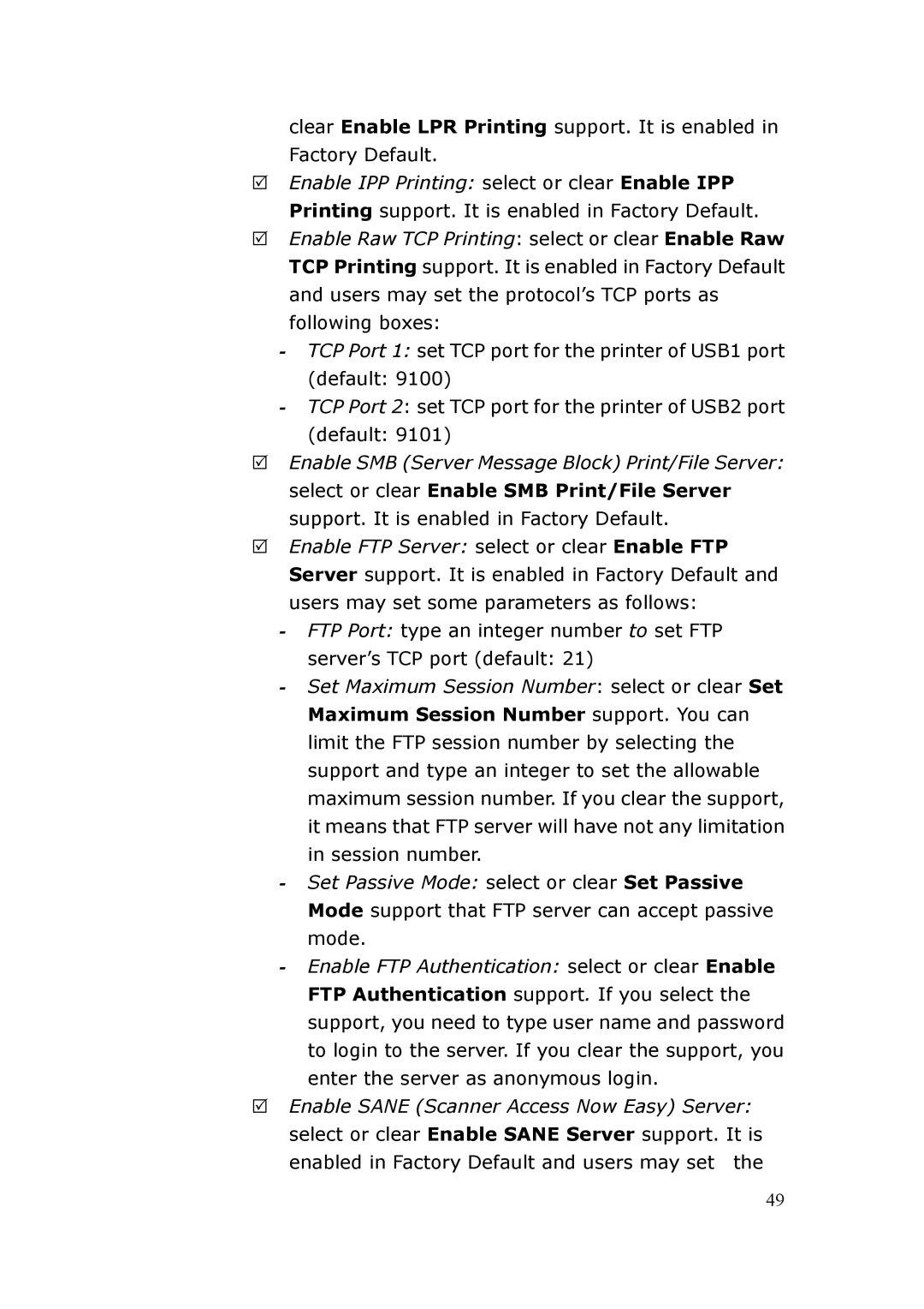 LevelOne FPS-3003 user manual 