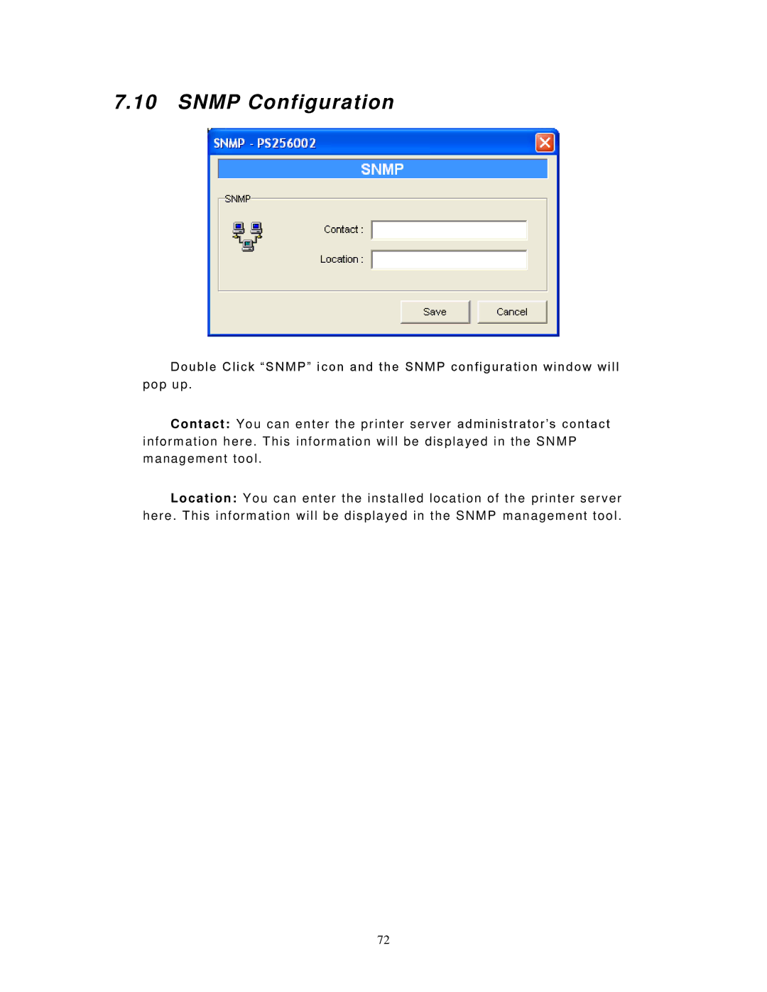 LevelOne FPS-9023, WPS-9123 user manual Snmp Configuration 