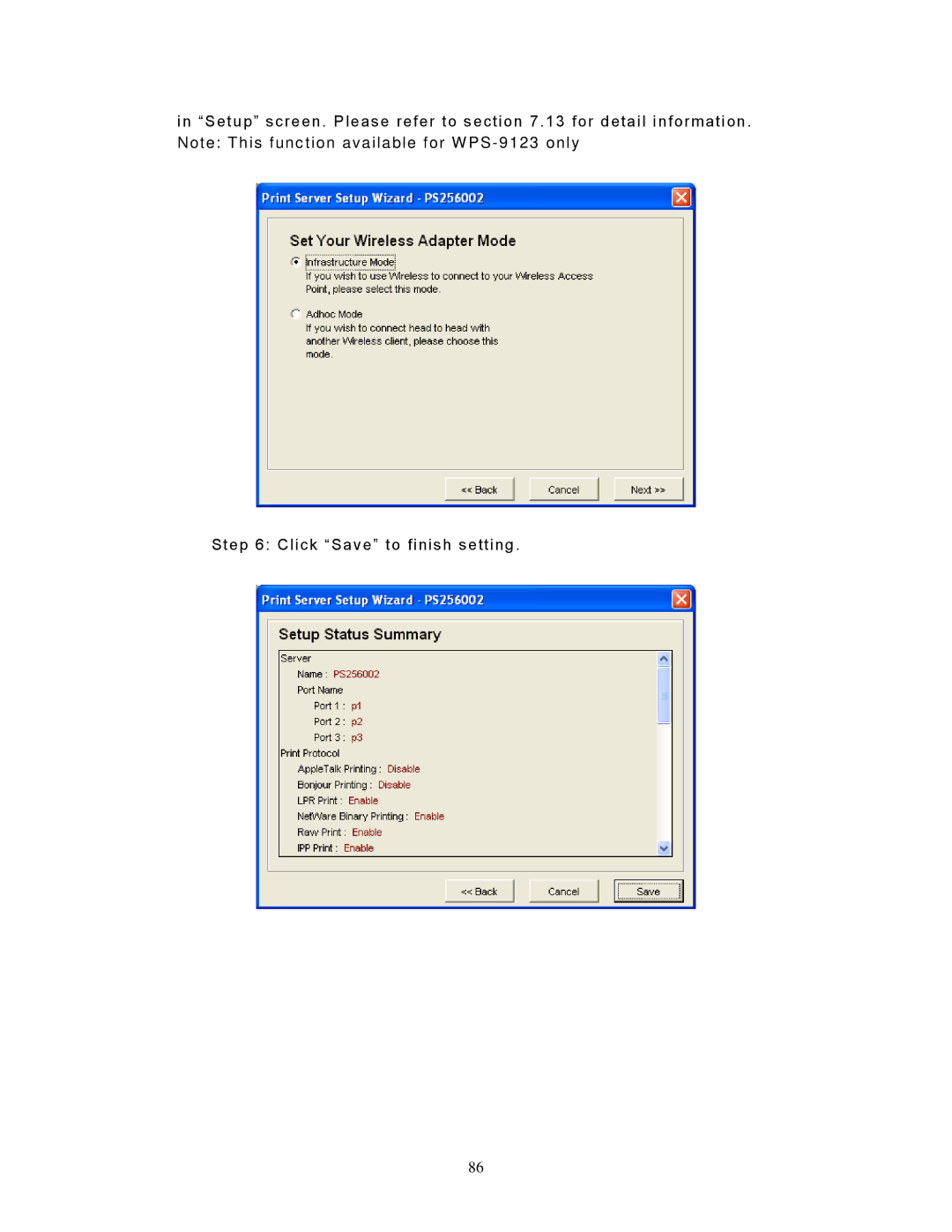 LevelOne FPS-9023, WPS-9123 user manual 