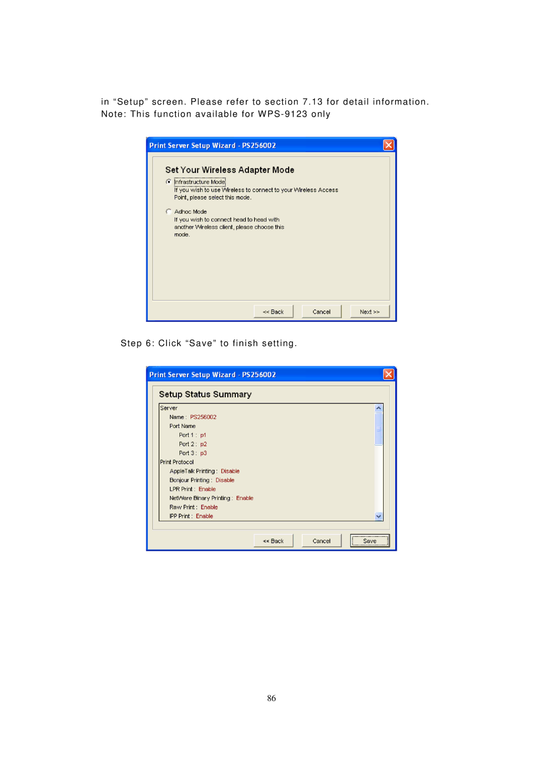 LevelOne FPS-9023, WPS-9123 user manual 