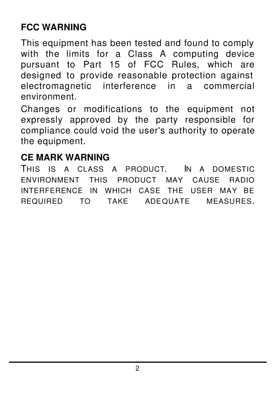 LevelOne FSW-1611TX manual FCC Warning 