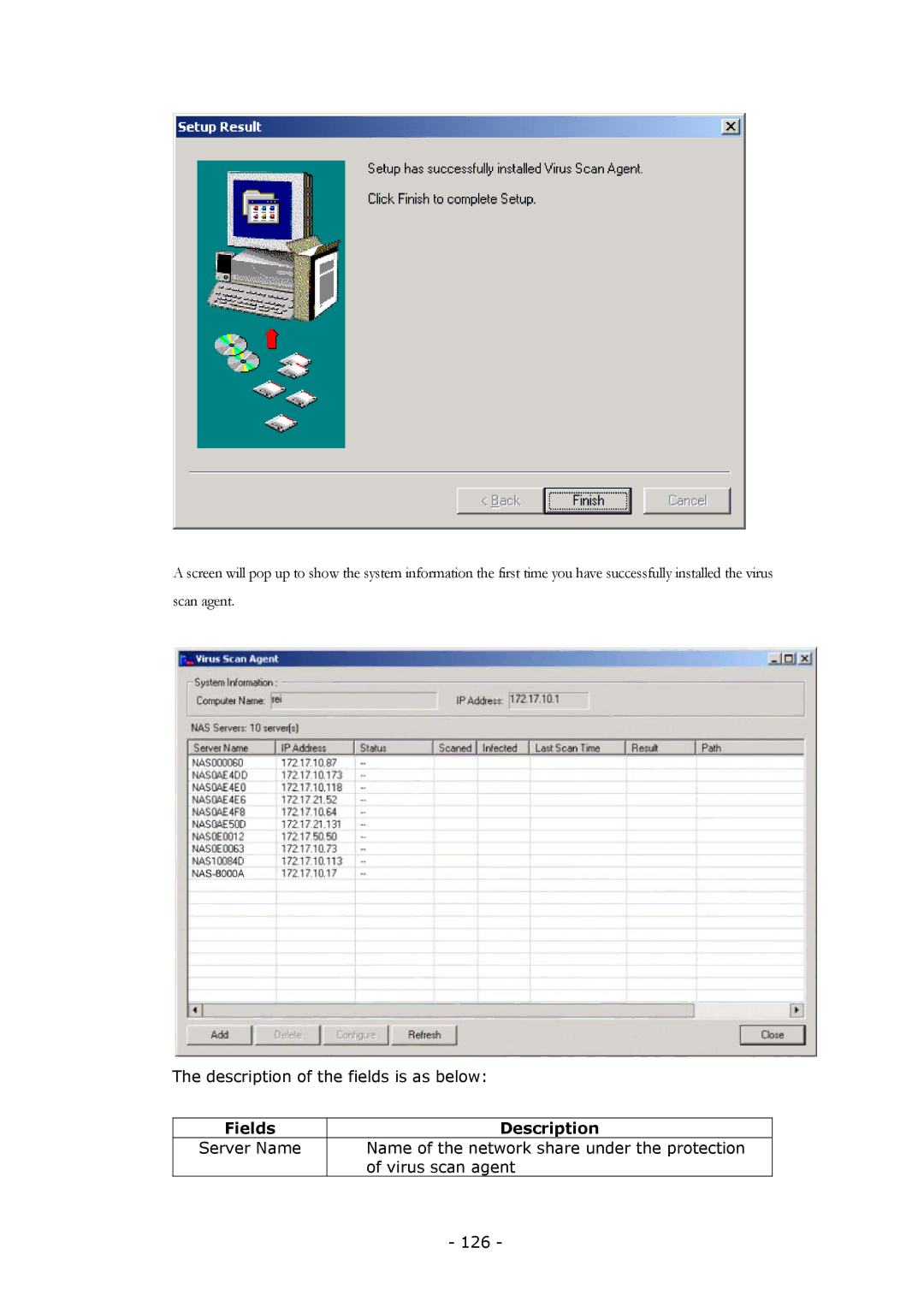 LevelOne GNS-8000B user manual Fields Description 