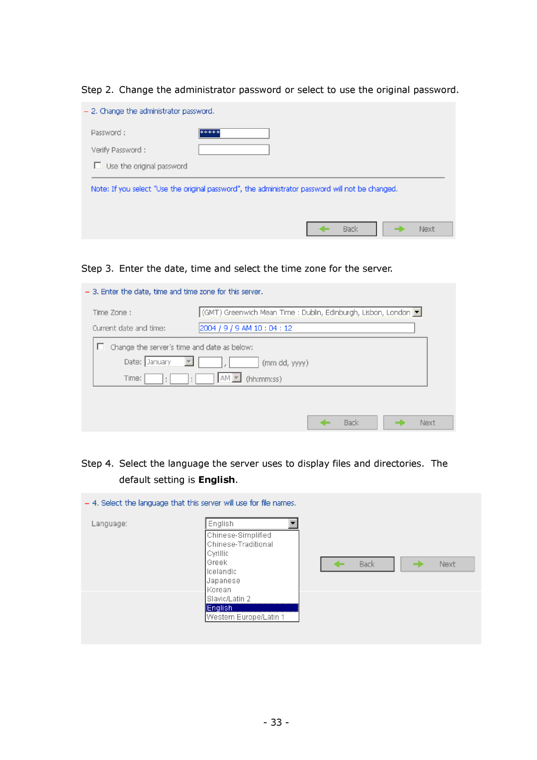 LevelOne GNS-8000B user manual 