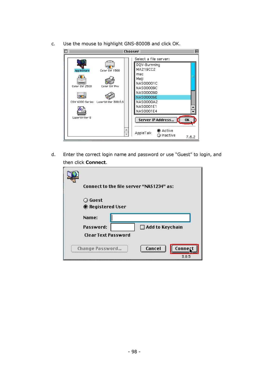 LevelOne GNS-8000B user manual 