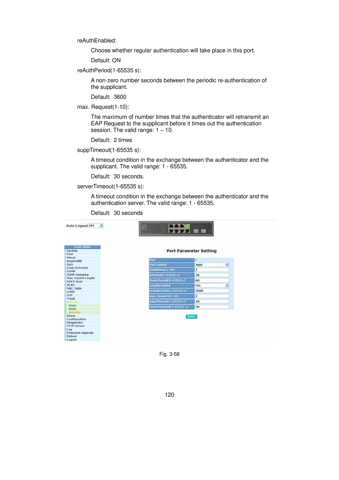 LevelOne GSW-0890 user manual 