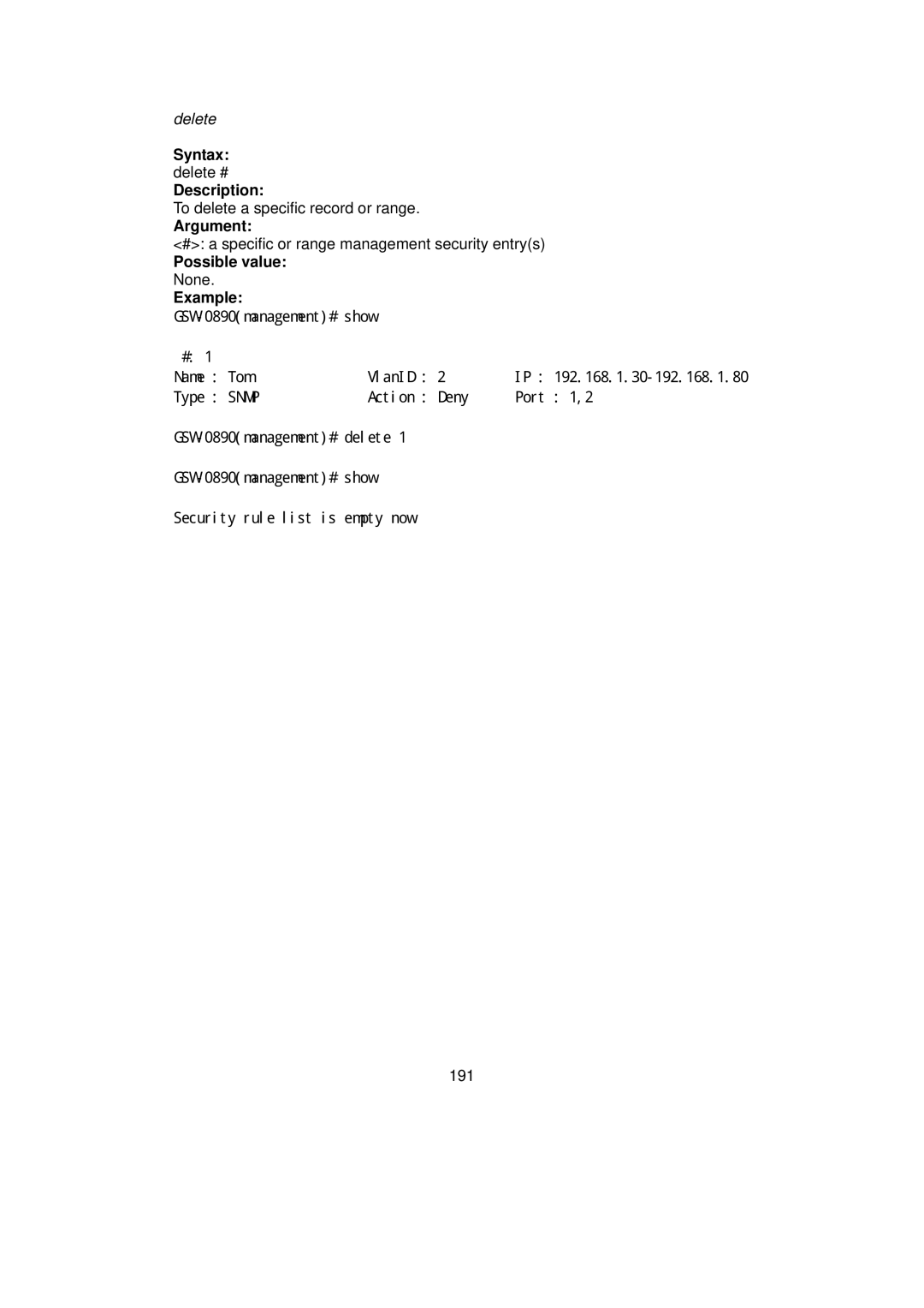 LevelOne GSW-0890 user manual Snmp 