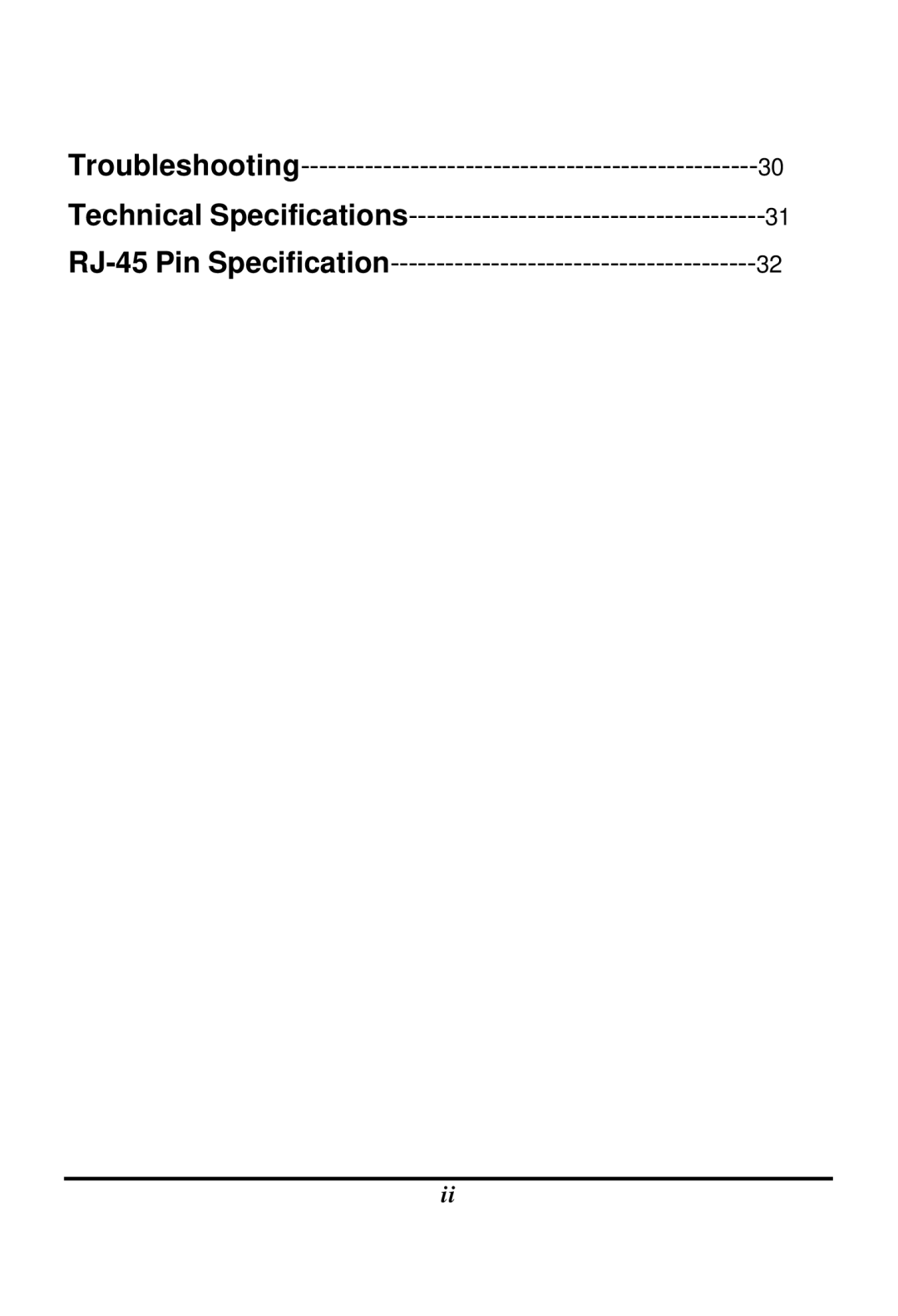 LevelOne GSW-2401TX, GSW-1601TX user manual Troubleshooting 