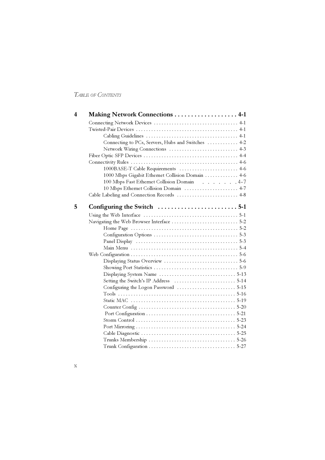 LevelOne GSW-2476 user manual Making Network Connections, Configuring the Switch 