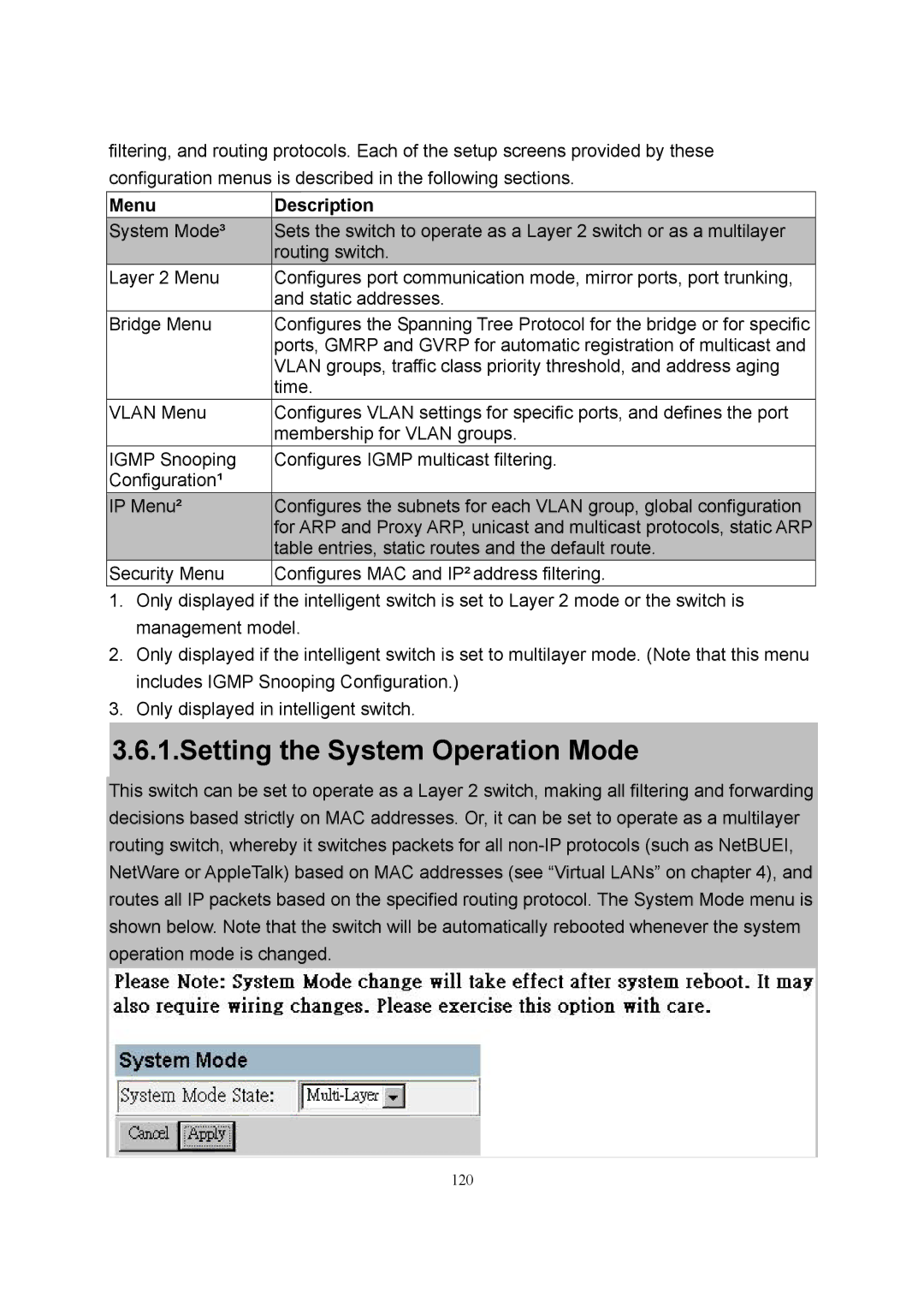 LevelOne GSW-2600TXM manual 120 