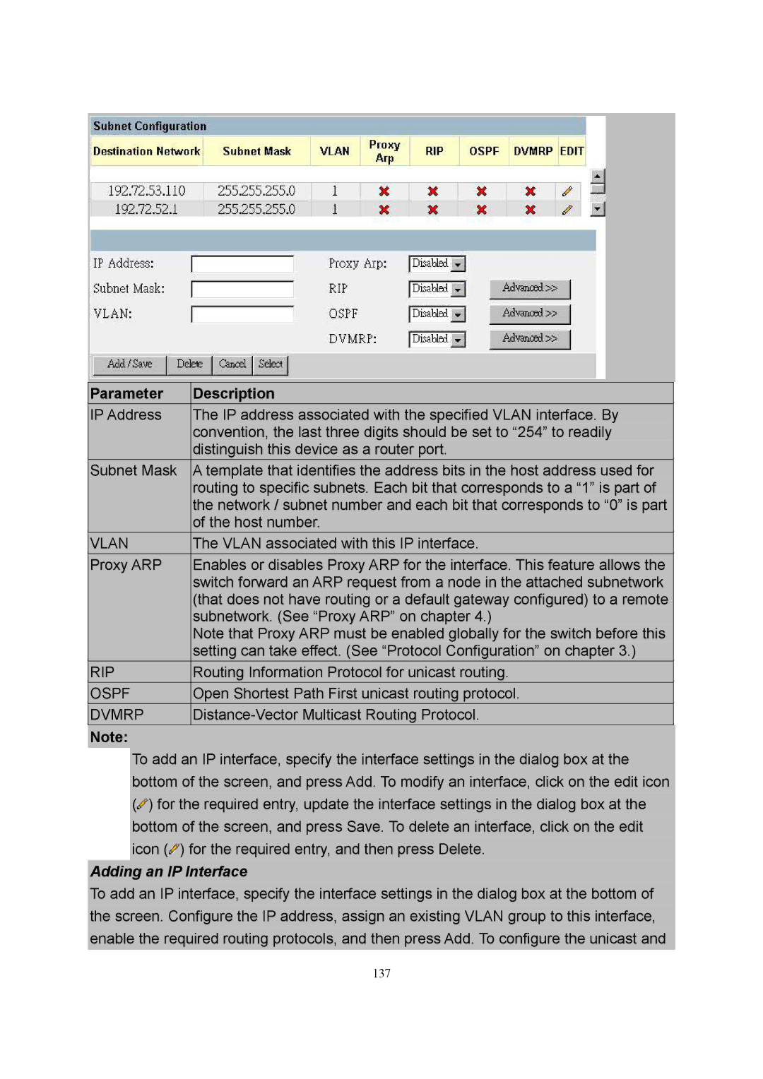 LevelOne GSW-2600TXM manual 137 