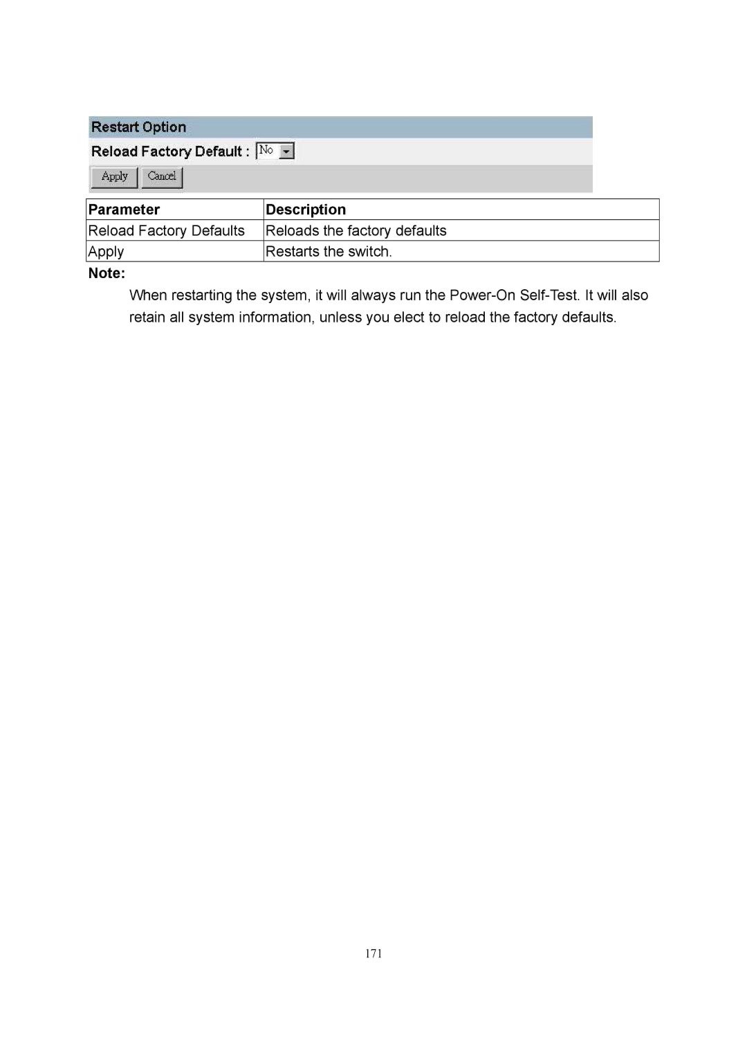 LevelOne GSW-2600TXM manual 171 