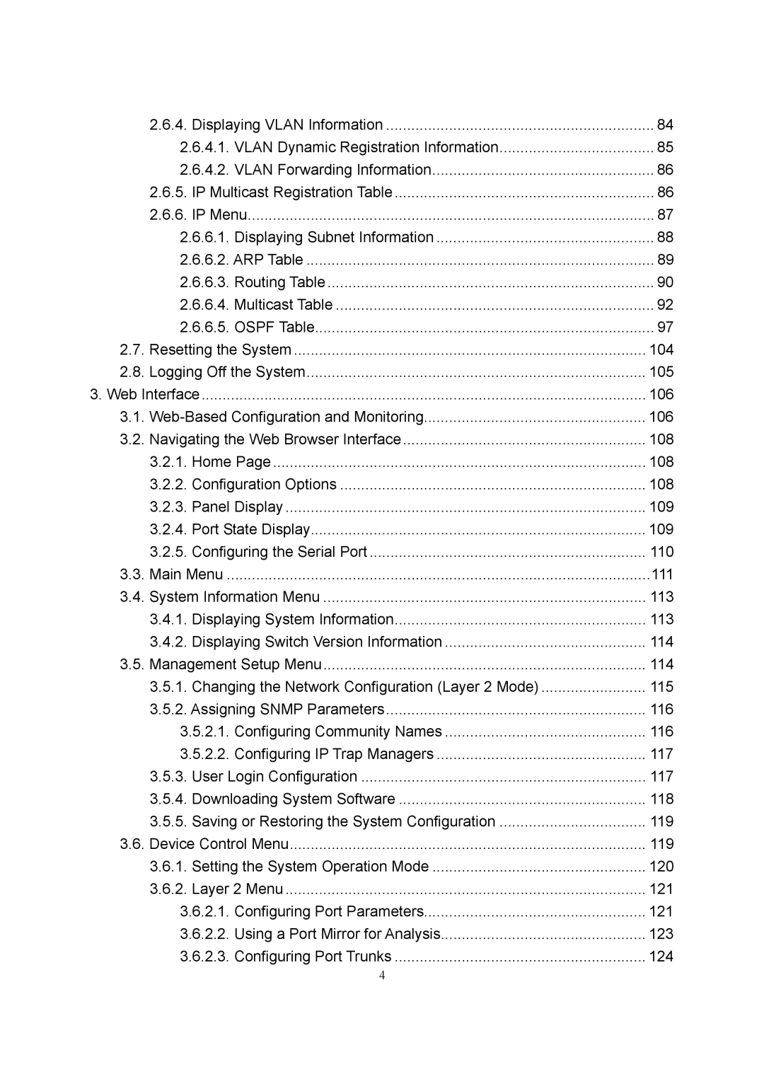 LevelOne GSW-2600TXM manual Logging Off the System 