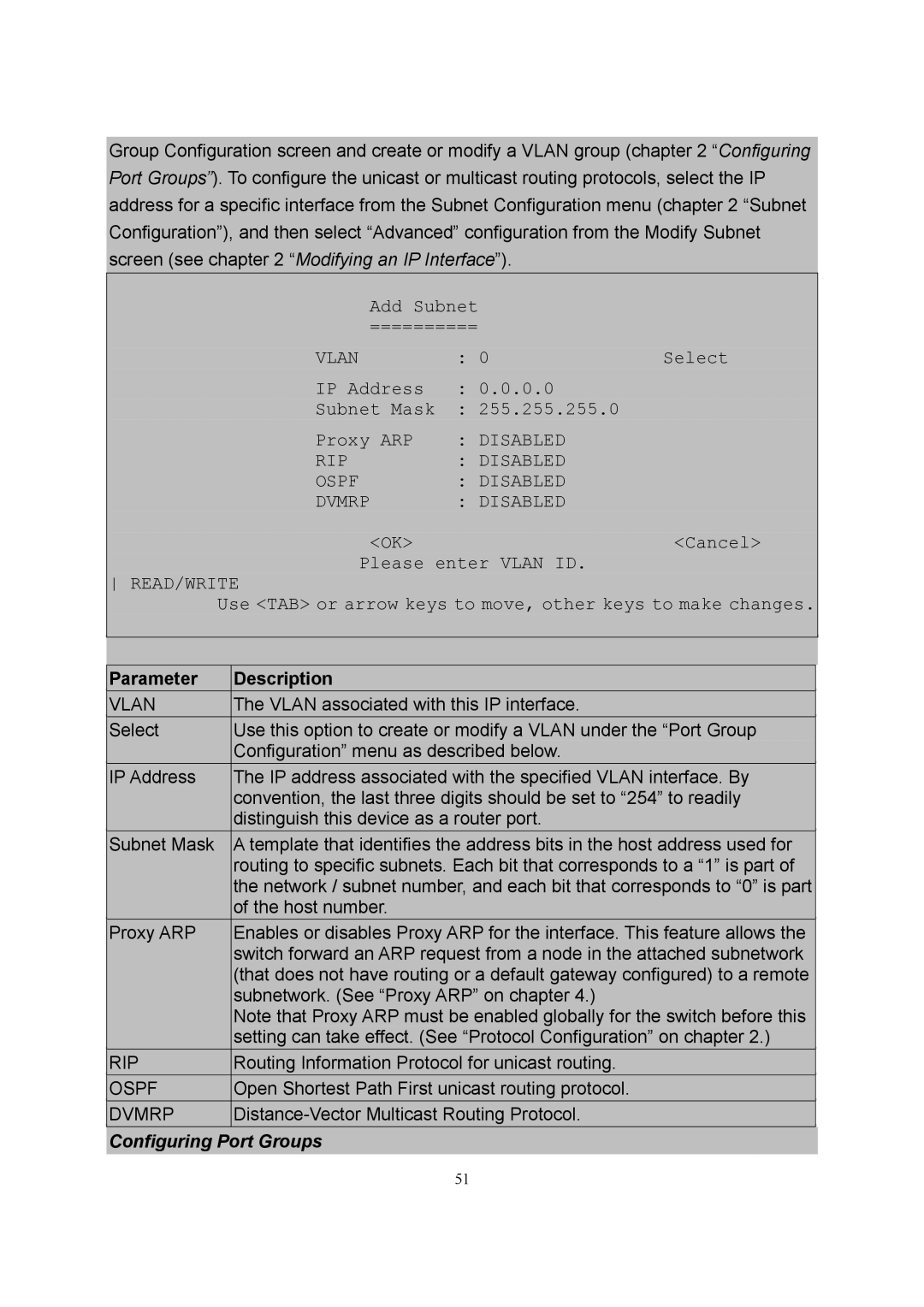 LevelOne GSW-2600TXM manual Configuring Port Groups 