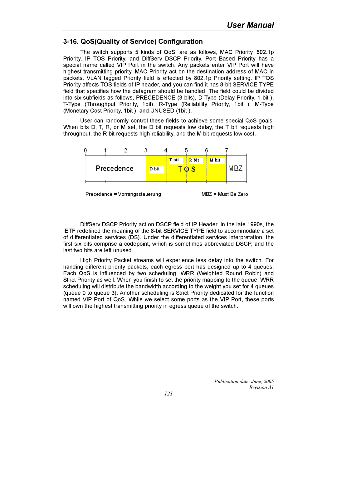 LevelOne GSW-2690 user manual QoSQuality of Service Configuration 