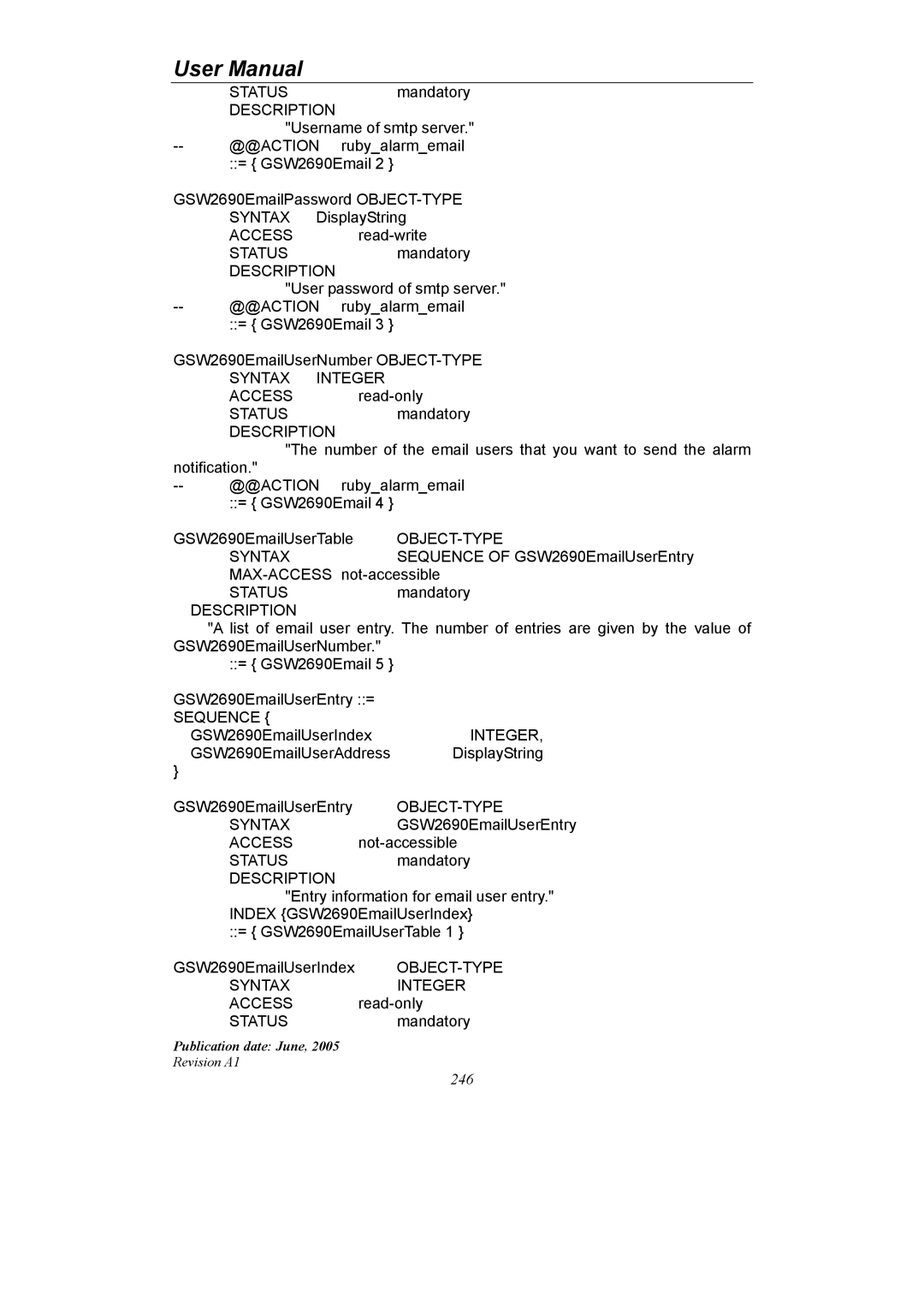 LevelOne GSW-2690 user manual Sequence of GSW2690EmailUserEntry 