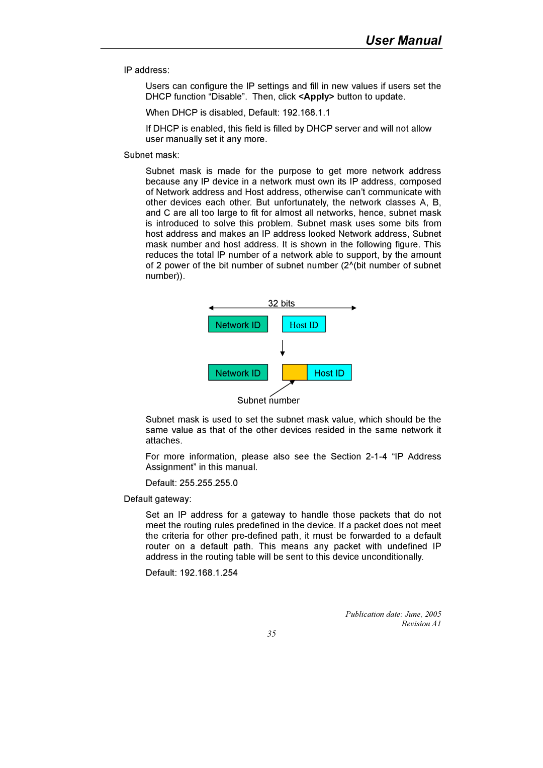 LevelOne GSW-2690 user manual Host ID 