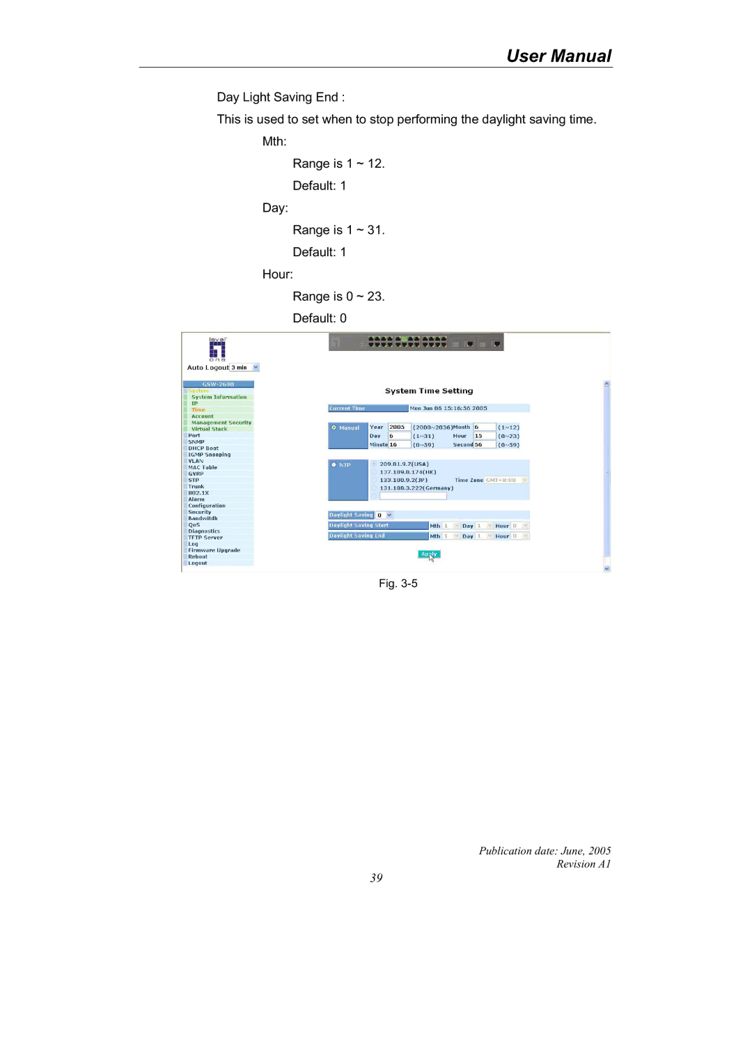 LevelOne GSW-2690 user manual Publication date June Revision A1 