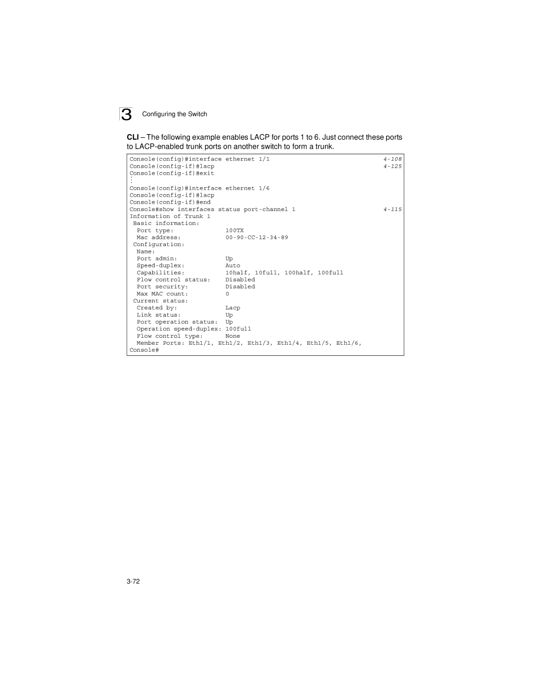 LevelOne GSW-2692 manual 125 