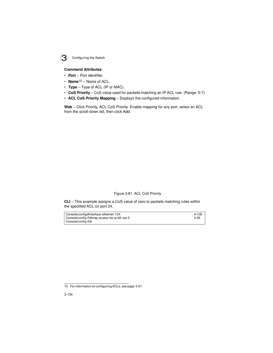 LevelOne GSW-2692 manual ACL CoS Priority 