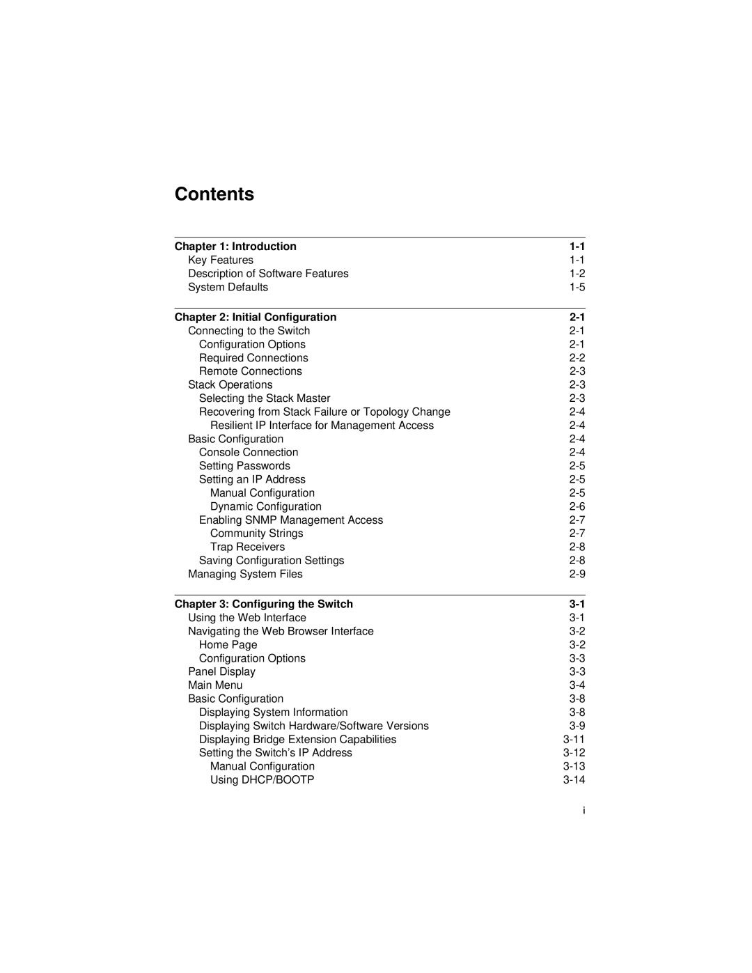 LevelOne GSW-2692 manual Contents 