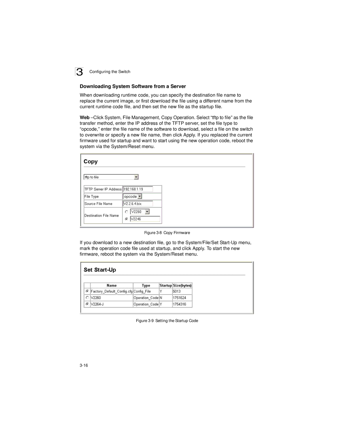 LevelOne GSW-2692 manual Downloading System Software from a Server, Copy Firmware 