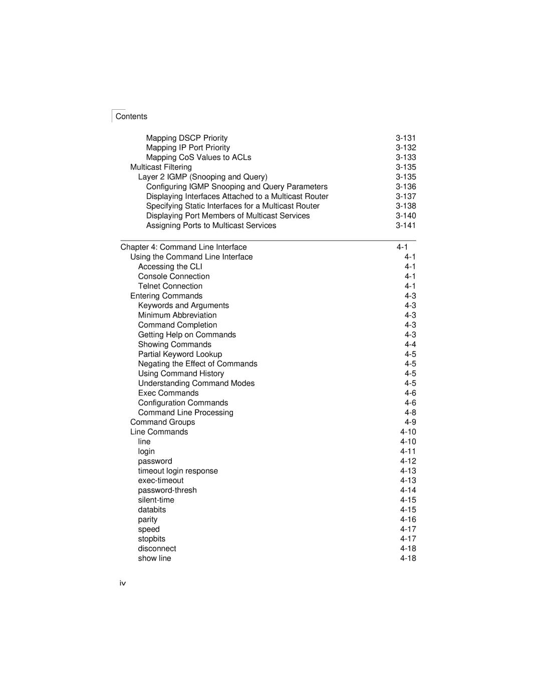 LevelOne GSW-2692 manual Command Line Interface 