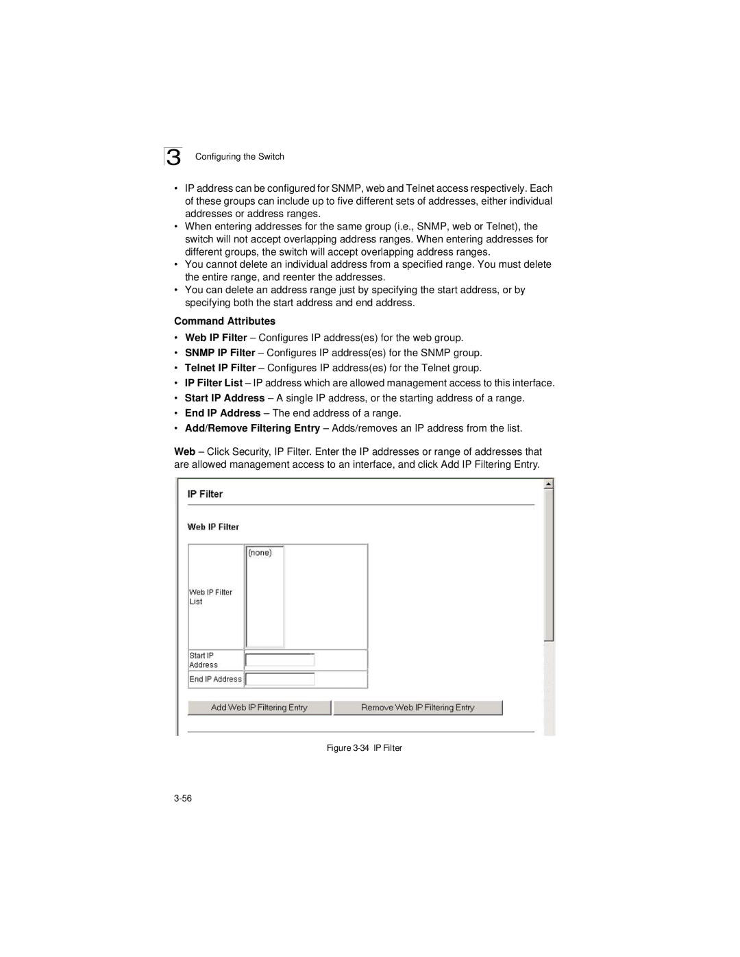 LevelOne GSW-2692 manual IP Filter 