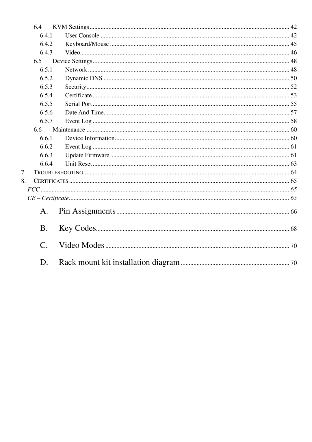 LevelOne KVM-9000 user manual Fcc 