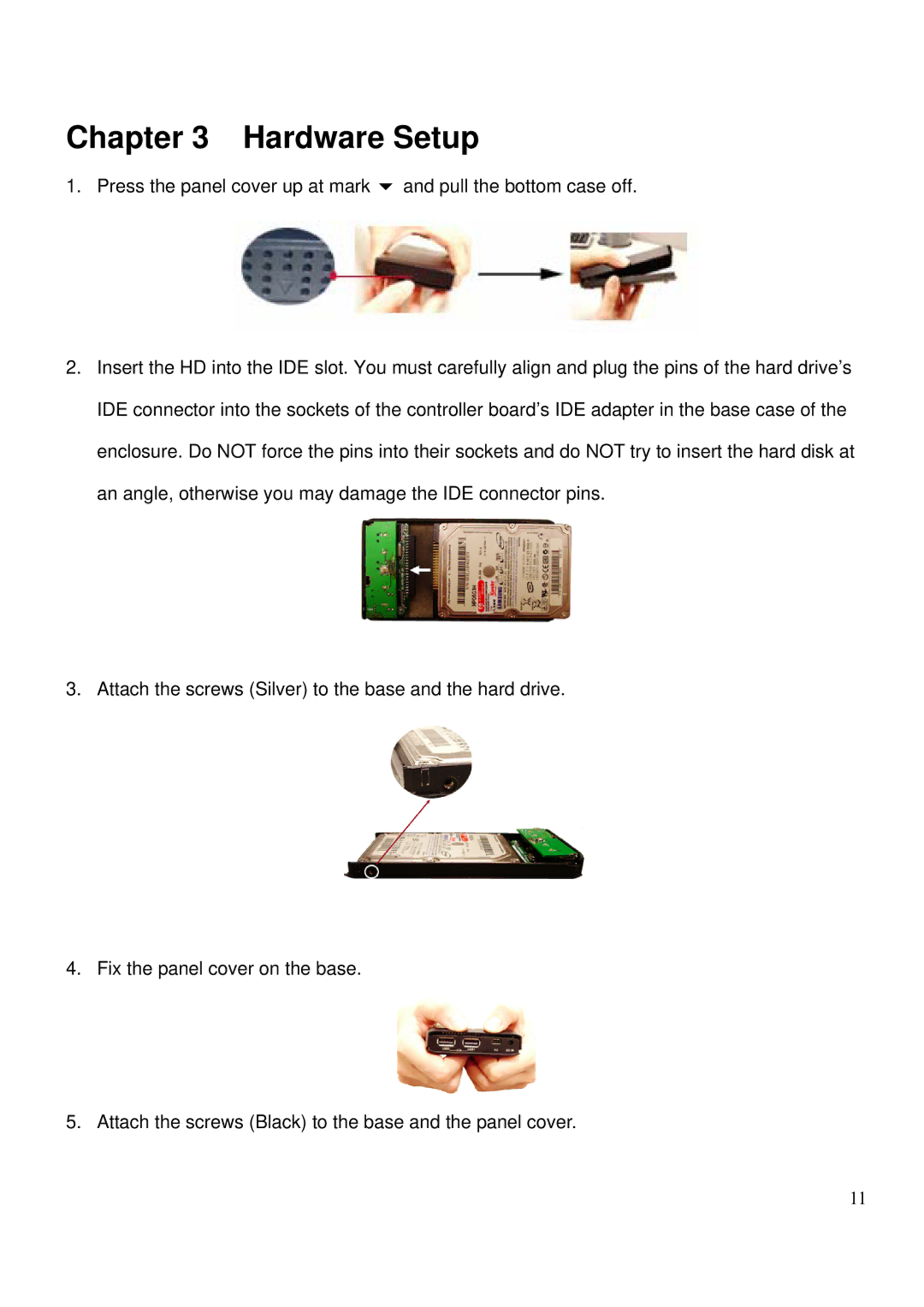 LevelOne MUS-2500 user manual Hardware Setup 