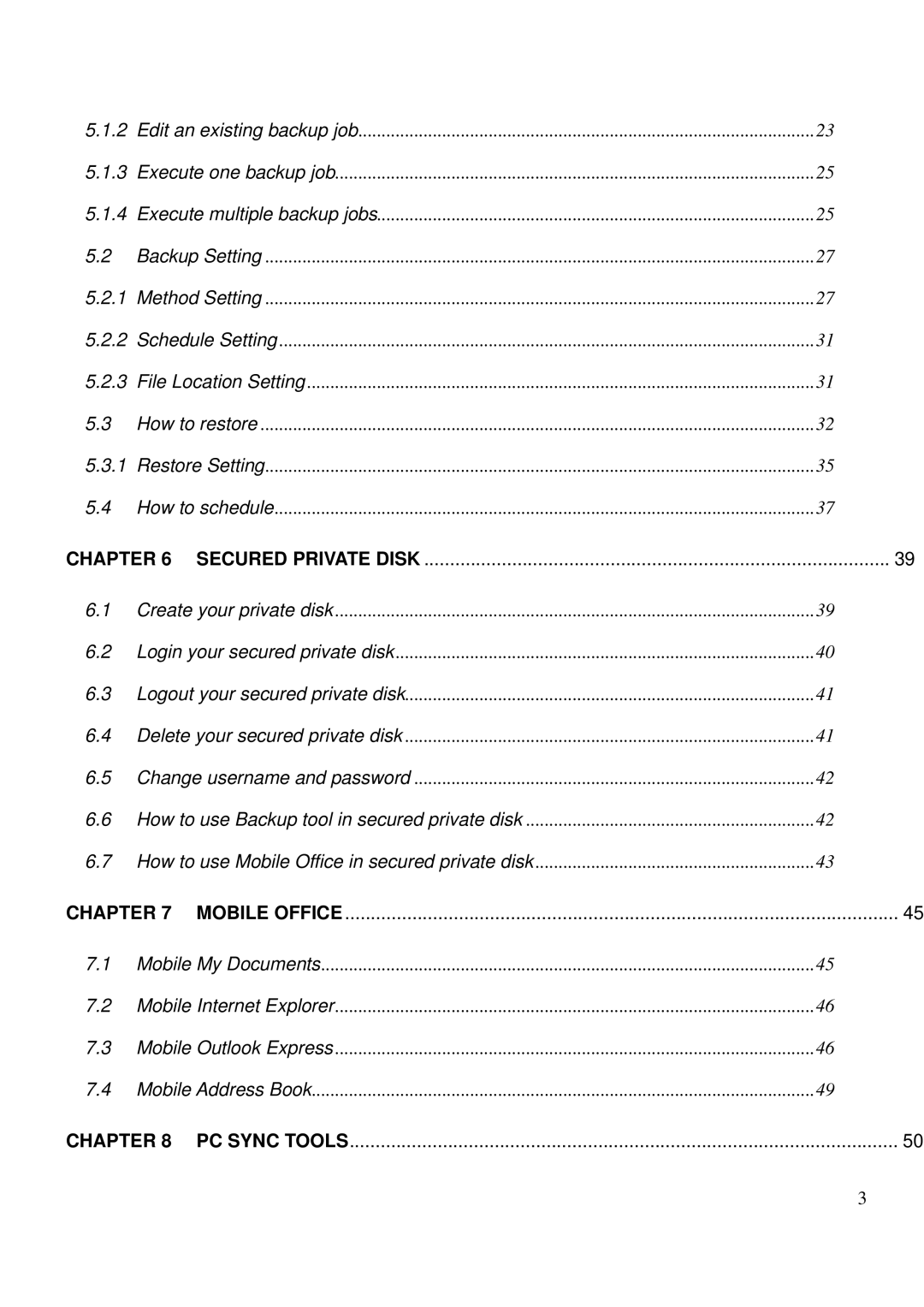 LevelOne MUS-2500 user manual Edit an existing backup job Execute one backup job 