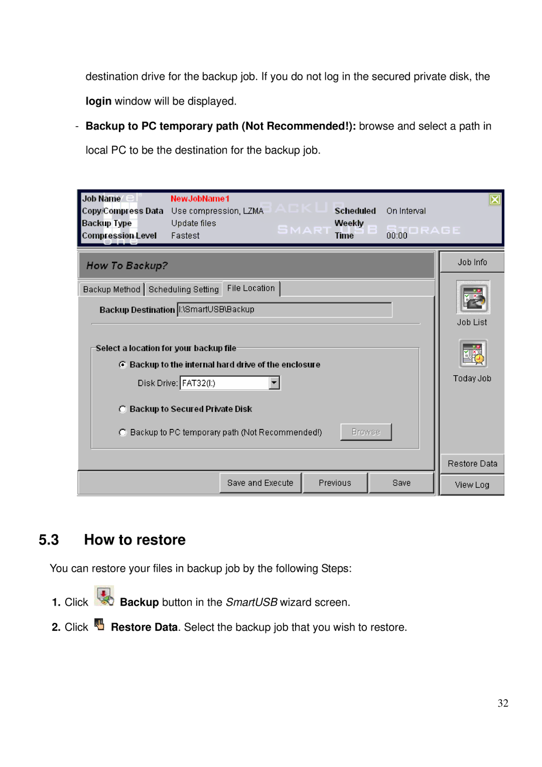 LevelOne MUS-2500 user manual How to restore 